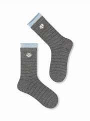 3 PAIRS TWO-TONE SOCKS
