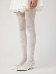 BOWKNOT LACE TIGHTS