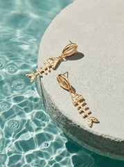 FISH DECOR DROP EARRINGS