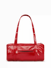 EYELET CYLINDRICAL SHOULDER BAG