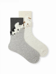 2 PAIRS CAT CREW SOCKS SET