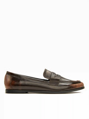 ROUND TOE LOAFERS