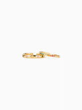2PCS MULTICOLOR RHINESTONE RING