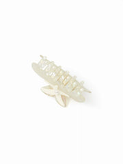 STARFISH & FAUX PEARL HAIR CLAW
