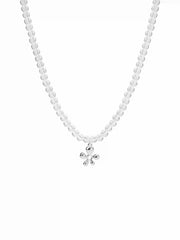 FLOWER PENDANT BEADED NECKLACE
