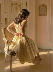 Jacquard Sculptural Ruched Lace Up Bandeau Flared Maxi Dress With Bowknot Scarf