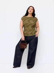 Floral Off-shoulder Ruched Blouse Curve & Plus
