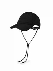 LACE-UP BASEBALL CAP