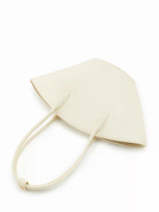 FAN-SHAPED TOTE BAG