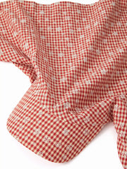 BOWKNOT & GINGHAM HEADSCARF BASEBALL HAT