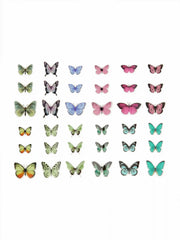 36PCS BUTTERFLY PATTERN WALL STICKERS