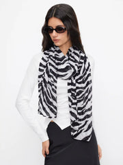 LEOPARD PRINT & ZEBRA PRINT SCARF