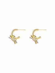 KNOT STUD EARRINGS