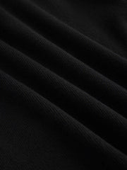 Knit Polo Contrasting Binding Crop Top