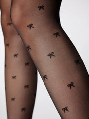 Bowknot Pattern Tights
