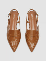 POINTED SLINGBACK FLATS