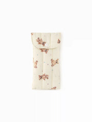 BEAR & FLORAL GLASSES POUCH