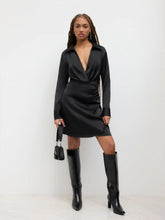 Dirty Martini Long Sleeve Shirt Mini Dress