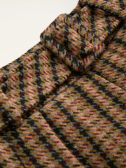 Tweed Mid Rise Houndstooth Pleated Mini Skort