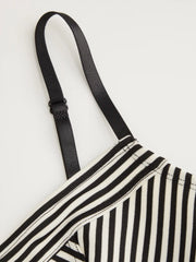 Striped Cropped Cami Top