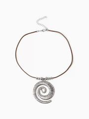 SWIRL PENDANT NECKLACE