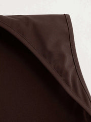 Square Neck Solid Ruched Tank Top