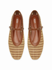 WOVEN ADJUSTABLE STRAP FLATS