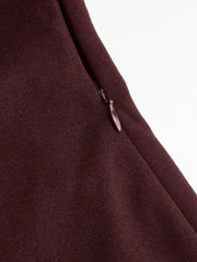 Boat Neck Bell Sleeve Tie Side Ruched Mini Dress