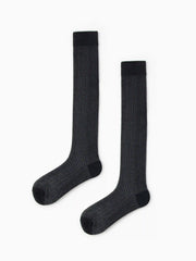 Solid Loose Crew Socks