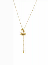 Y-SHAPED HEART PENDANT NECKLACES
