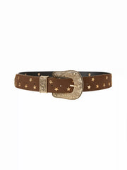 STAR DECOR ENGRAVED BUCKLE BELT