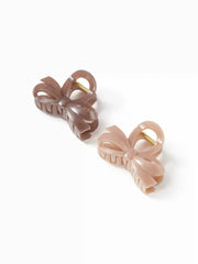 2PCS BOWKNOT HAIR CLAWS