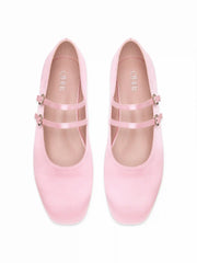 DOUBLE STRAP MARY JANE FLATS