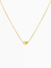HEART & LETTER PENDANT NECKLACE