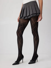 ARGYLE KNITTED TIGHTS