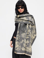 FLORAL PATTERN SCARF