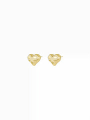 HEART-SHAPED BOWKNOT STUD EARRINGS