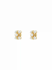 FAUX PEARL STUD EARRINGS