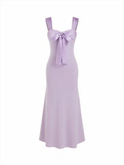 Sweetheart High Rise Bowknot Maxi Mermaid dresses