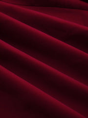 Velvet Square Neck Bowknot Tie Back Ruffle Mini Dress Curve & Plus