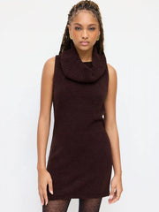 Multi-Way Knit Boat Neck Mini Tank Dress