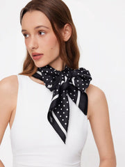 POLKA DOT SQUARE HEADSCARF