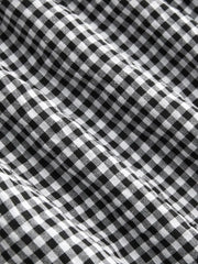 Halter Neckline Gingham Tie Back Midi Dress