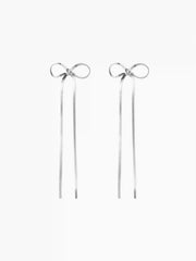 Bowknot Shaped Drop Earrings