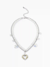 Crystal Heart Decor Beads Necklaces