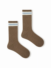 STRIPED CREW SOCKS