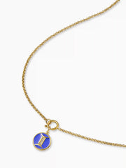 CONSTELLATION 18K GOLD PLATED STAINLESS STEEL PENDANT NECKLACE