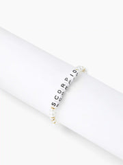 FAUX PEARL CONSTELLATION BEADED BRACELET