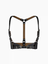 Layered Buckle Harness Belt