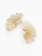 HALF SUN STUD EARRINGS